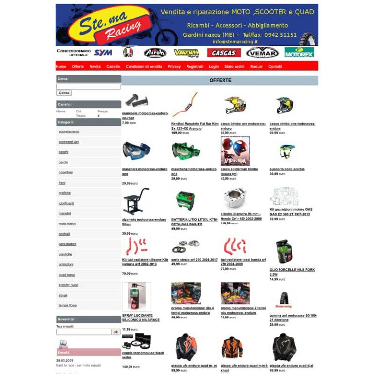 pezzi di ricambio moto