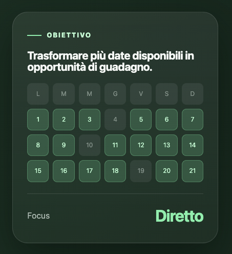 Obiettivo Semprepieno: trasformare più date disponibili in opportunità di guadagno con le prenotazioni dirette